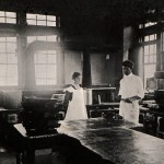 Photo: Students work in the Dining Hall kitchen in 1917. Courtesy of Southern Arkansas University Archives, Magnolia, Arkansas.