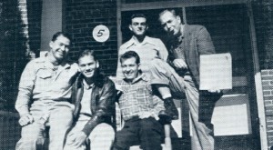 Veterans at Holt Hall in 1946 photo