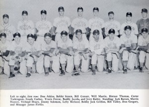 1954 Baseball Team photo