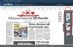 Screenshot of Arkansas Democratic Gazette website