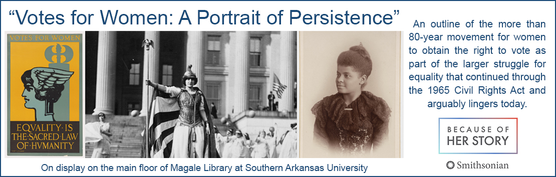 Decorative image: Votes for Women: A Portrait of Persistence
