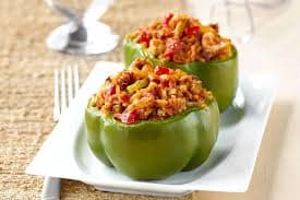 Mulerider Made Turkey or Beef Stuffed Bell Pepper
