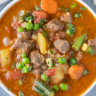 Mulerider Made Vegetable Beef Soup