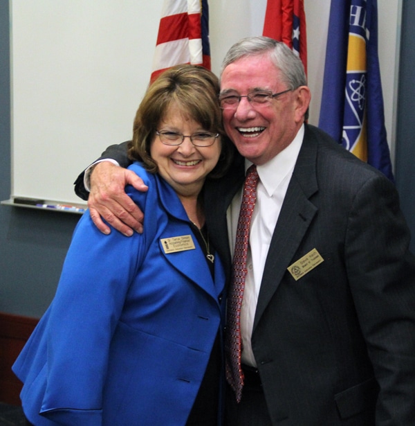 Dr. Stinson and Steve Keith