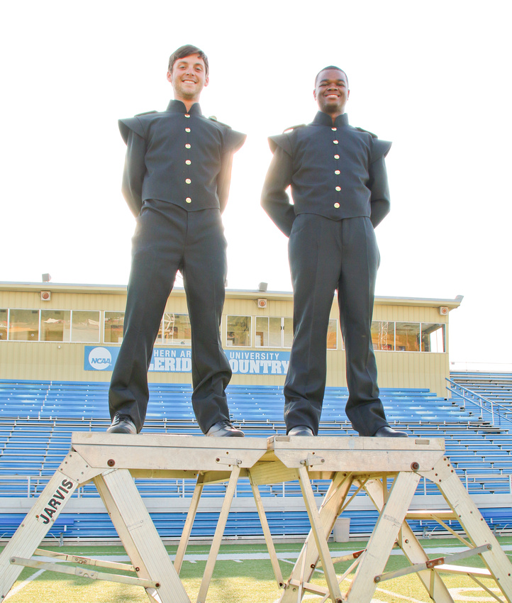 Pictured: Evan Covas (left) and Justin Burns (right)