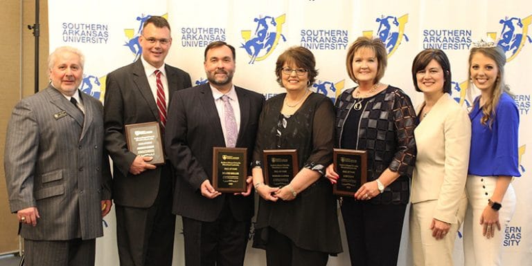 Four inducted into Educational Leadership Hall of Fame at Southern Arkansas University