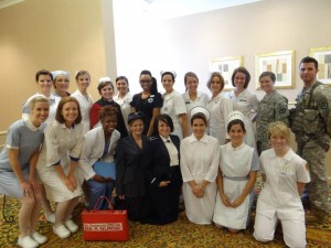 SAU SNA members Karrah Clark and Michelle Taylor were featured in this month’s “Arkansas Nursing News.” This picture was taken at the 2012 ARNA Convention, “Uniforms of the Past and Present: Celebrating ARNA’s 100th Birthday.”