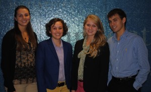 Ambrosia Caruso, Megan Black, Lane Bauman and Dustin Carter