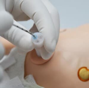 Realistic Umbilicus HAL’s umbilicus can be catheterized and even has a pulse synchronized with programmed heart rate.
